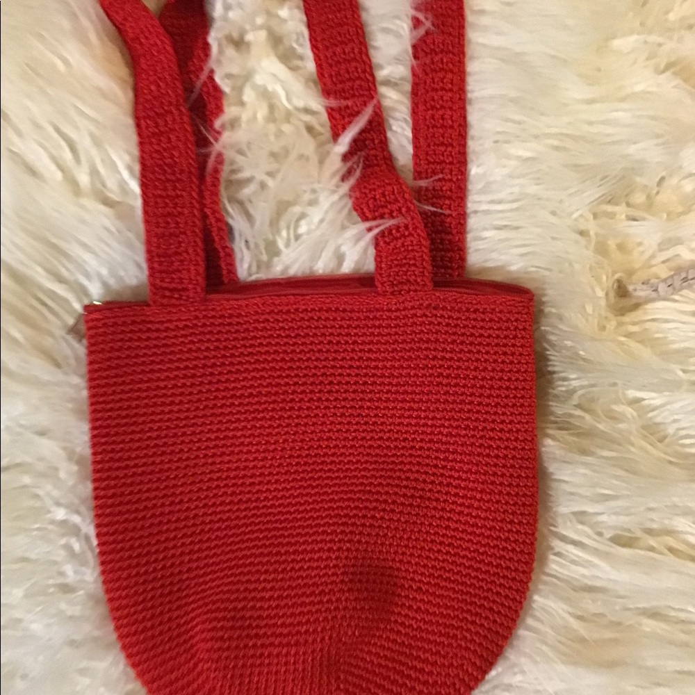 Woman’s red the sack shoulder bag/purse - Picture 7 of 8